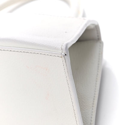 Balenciaga Grained Calfskin Small Hourglass Top Handle Bag White 14 of 24