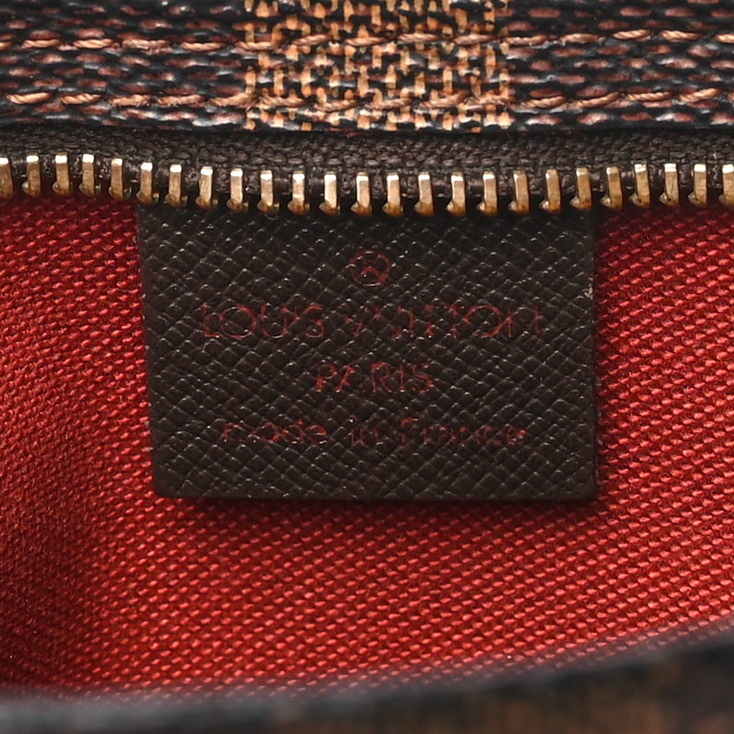 Damier Ebene Trousse Make Up Bag Pochette