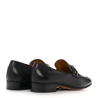 Gucci Calfskin Womens Interlocking G Horsebit Loafers 37 Black 5 of 11