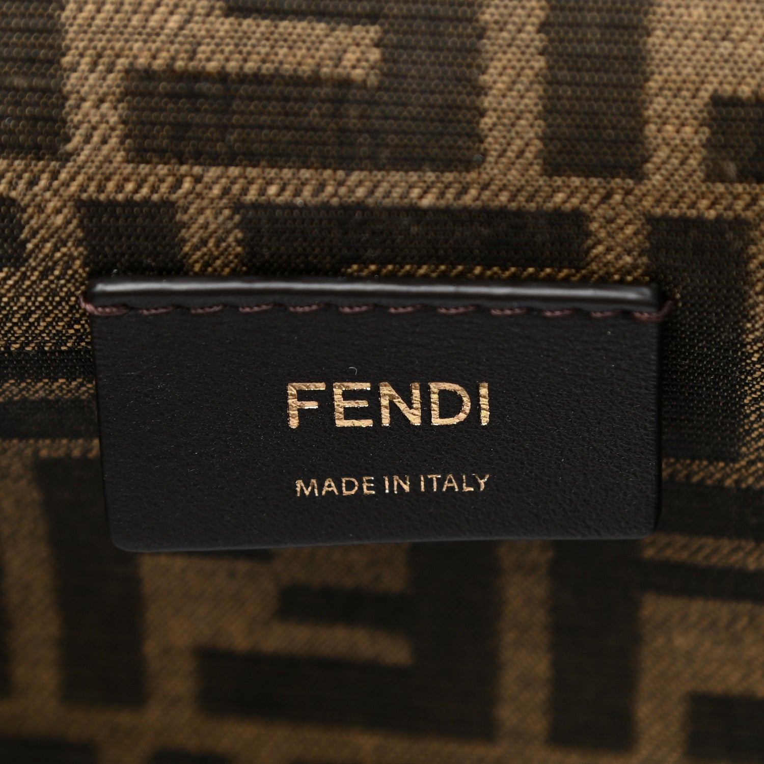 Fendi Shiny Nappa Small Fendi First Caramello 6 of 11