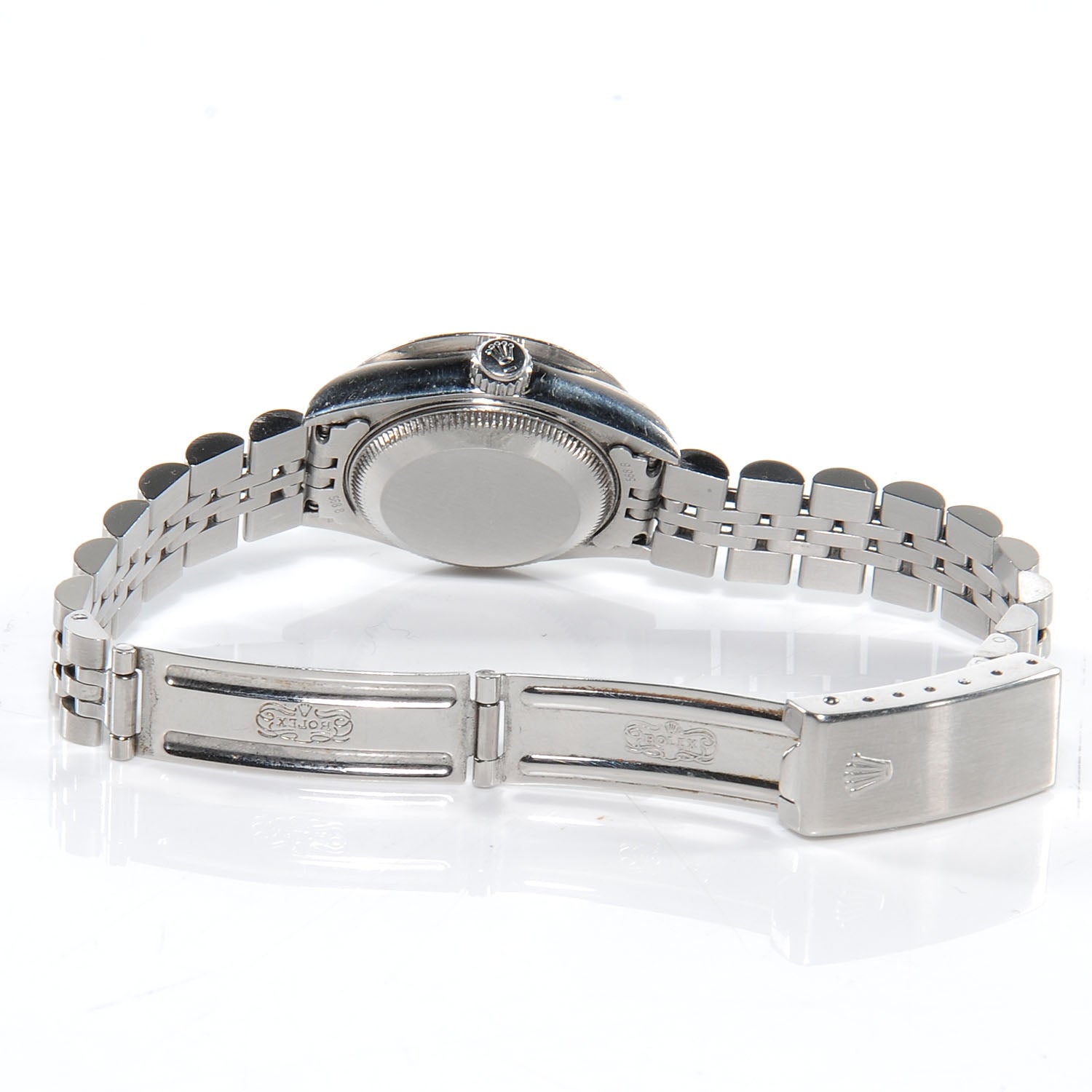 Rolex Stainless Steel Diamond 31mm Oyster Perpetual Datejust Watch White Roman 78240 3 of 5