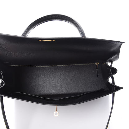 Hermes Epsom Kelly Sellier 35 Black 8 of 42