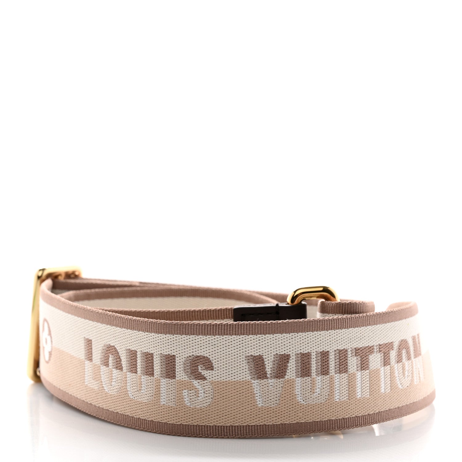 Louis Vuitton Jacquard Speedy Bandouliere 20 Shoulder Strap Beige Brown 2 of 4