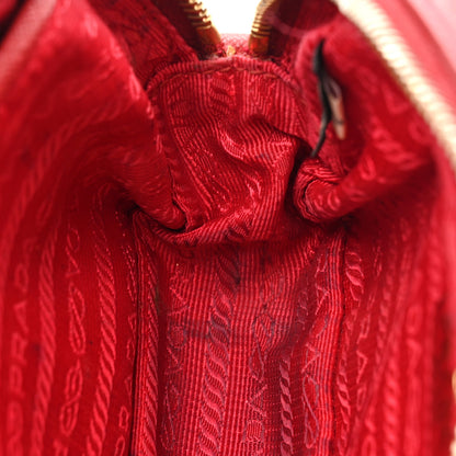 Prada Saffiano Mini Camera Crossbody Bag Fuoco 12 of 17