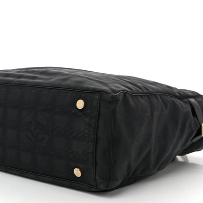 Chanel Nylon Large Travel Tote Black 10 of 14