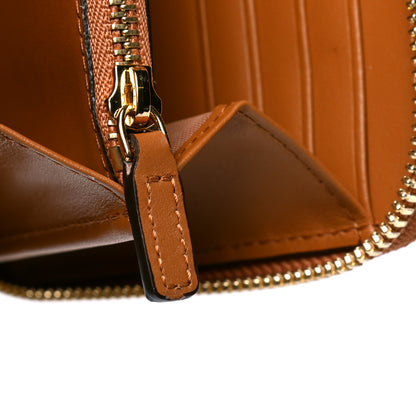 MCM Visetos Large Zip Around Wallet Cognac 5 of 5