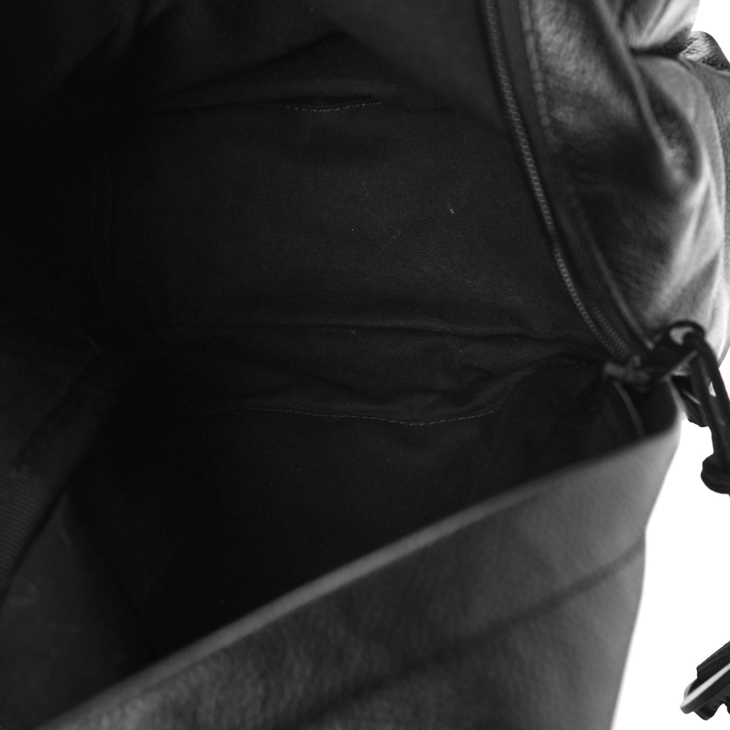 Grained Calfskin Small Explorer Backpack Black