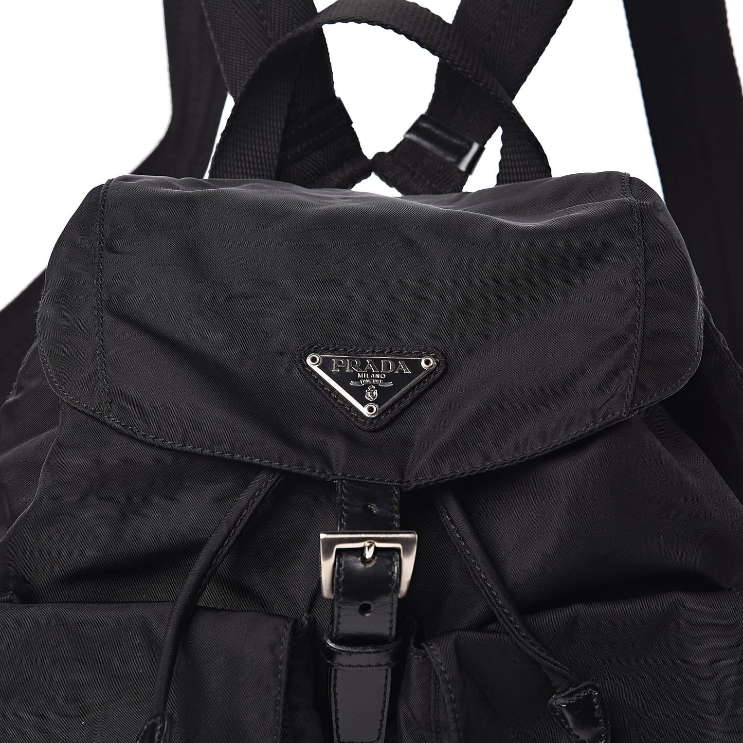 Tessuto Nylon Vela Small Backpack Black