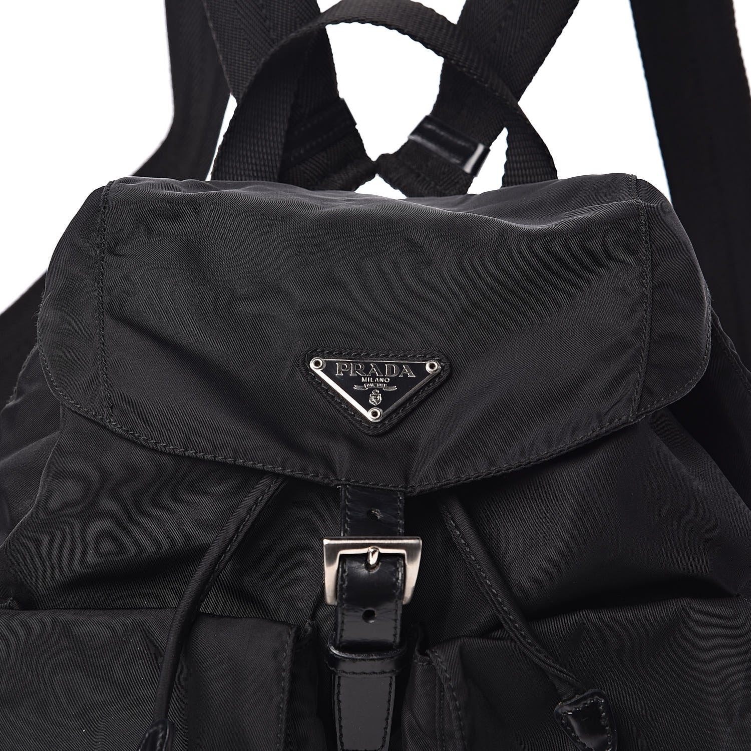 Prada Tessuto Nylon Vela Small Backpack Black 11 of 11