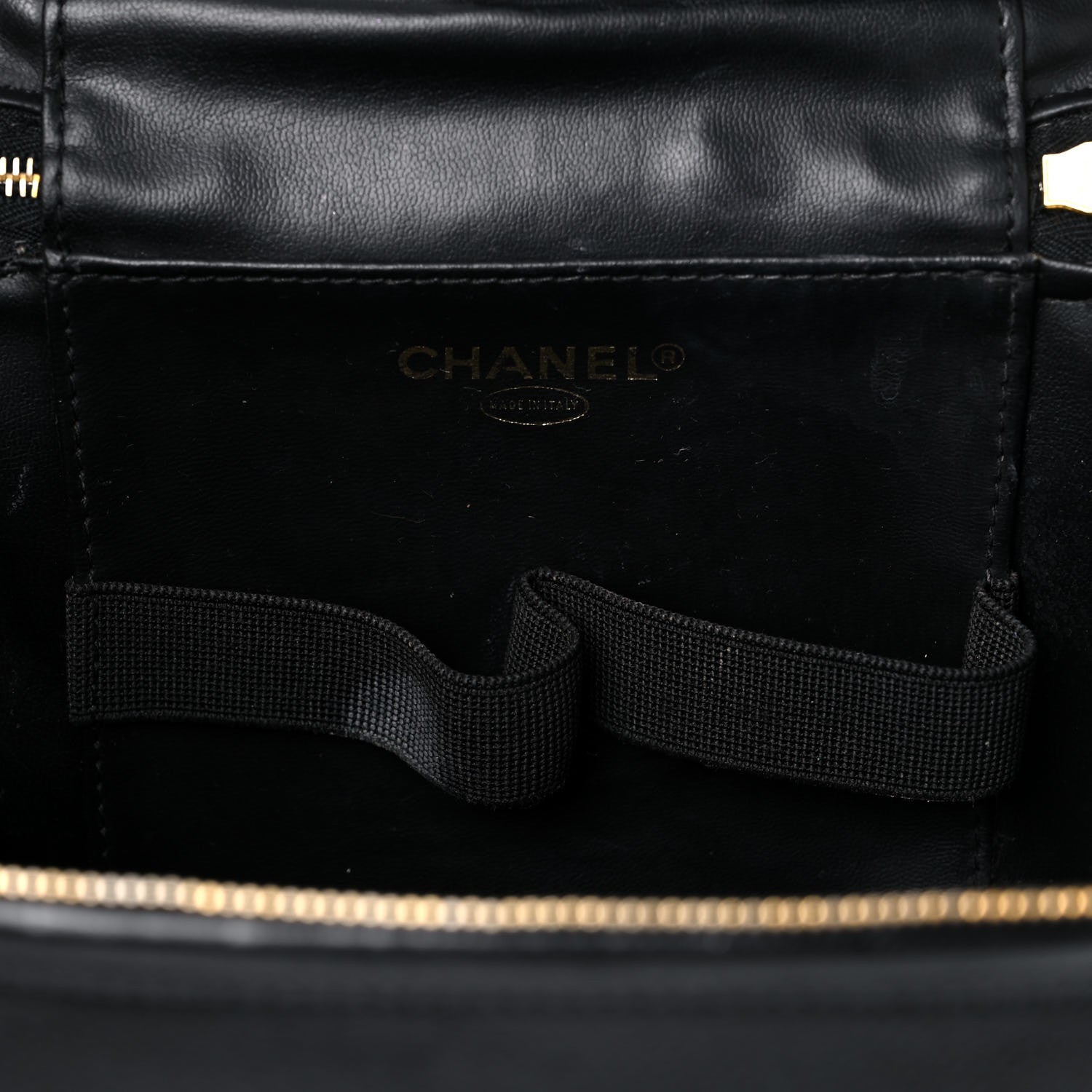 Chanel Caviar CC Vanity Train Case Black 15 of 27
