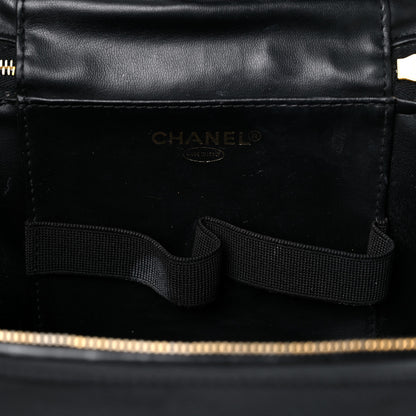 Chanel Caviar CC Vanity Train Case Black 15 of 27