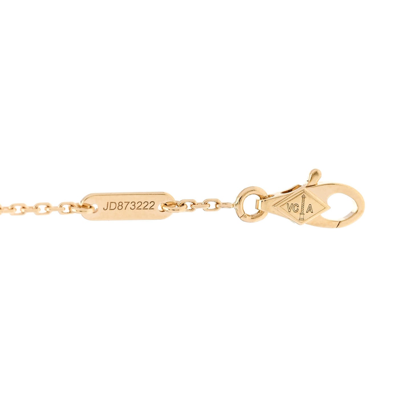 18K Yellow Gold Mother of Pearl Sweet Alhambra Butterfly Bracelet