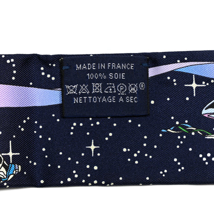 Hermes Silk Space Derby Twilly Marine Rose Multicolor 2 of 4