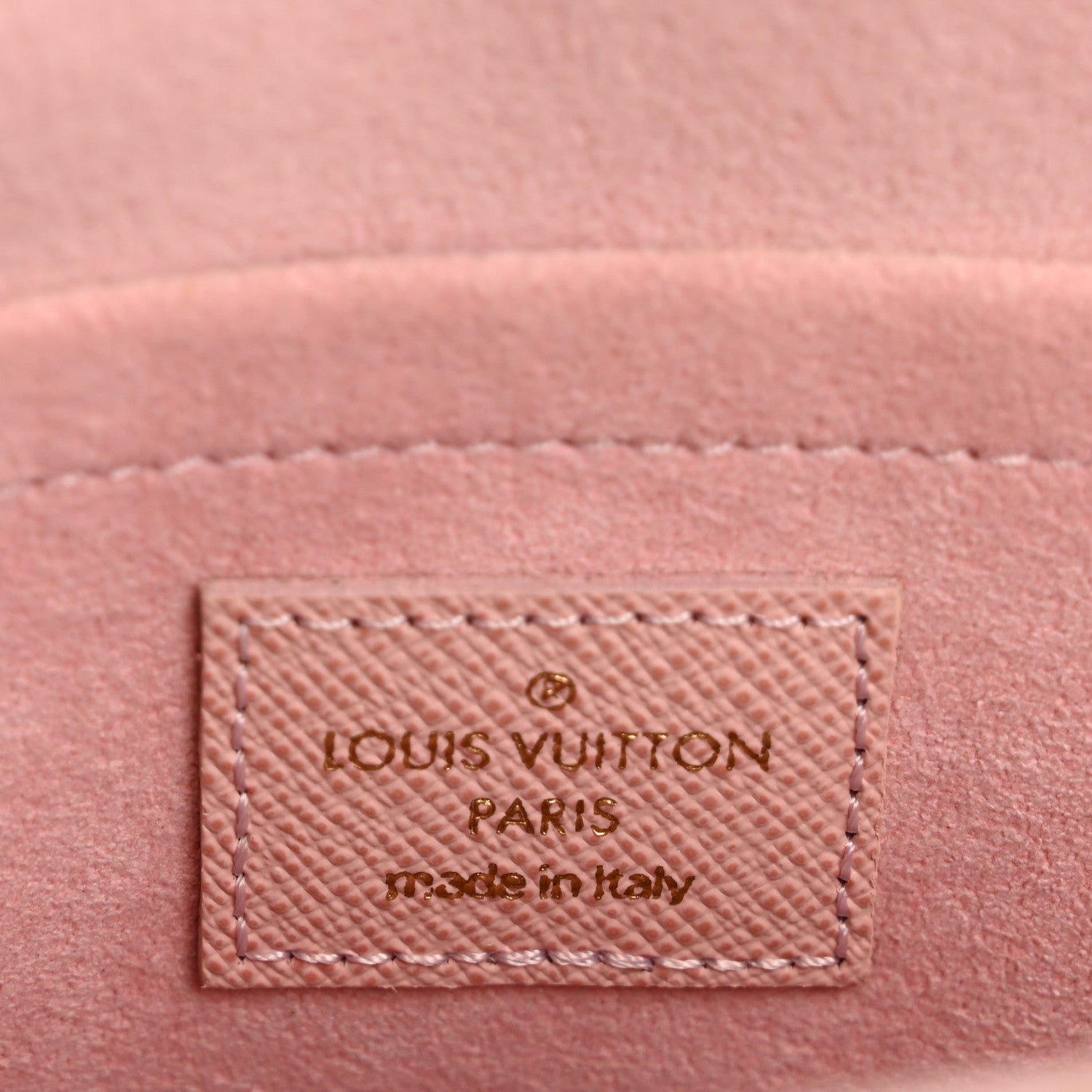 Louis Vuitton Damier Azur Pochette Felicie Chain Wallet Rose Ballerine 6 of 10