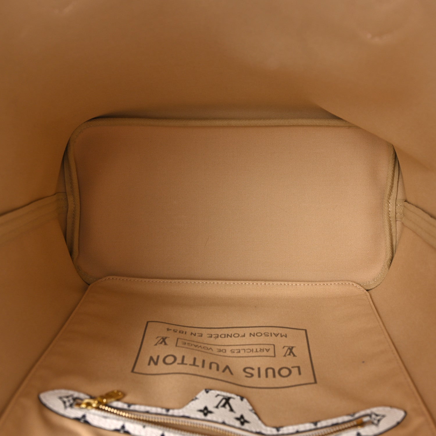Louis Vuitton Monogram Giant Neverfull MM Kaki 6 of 11