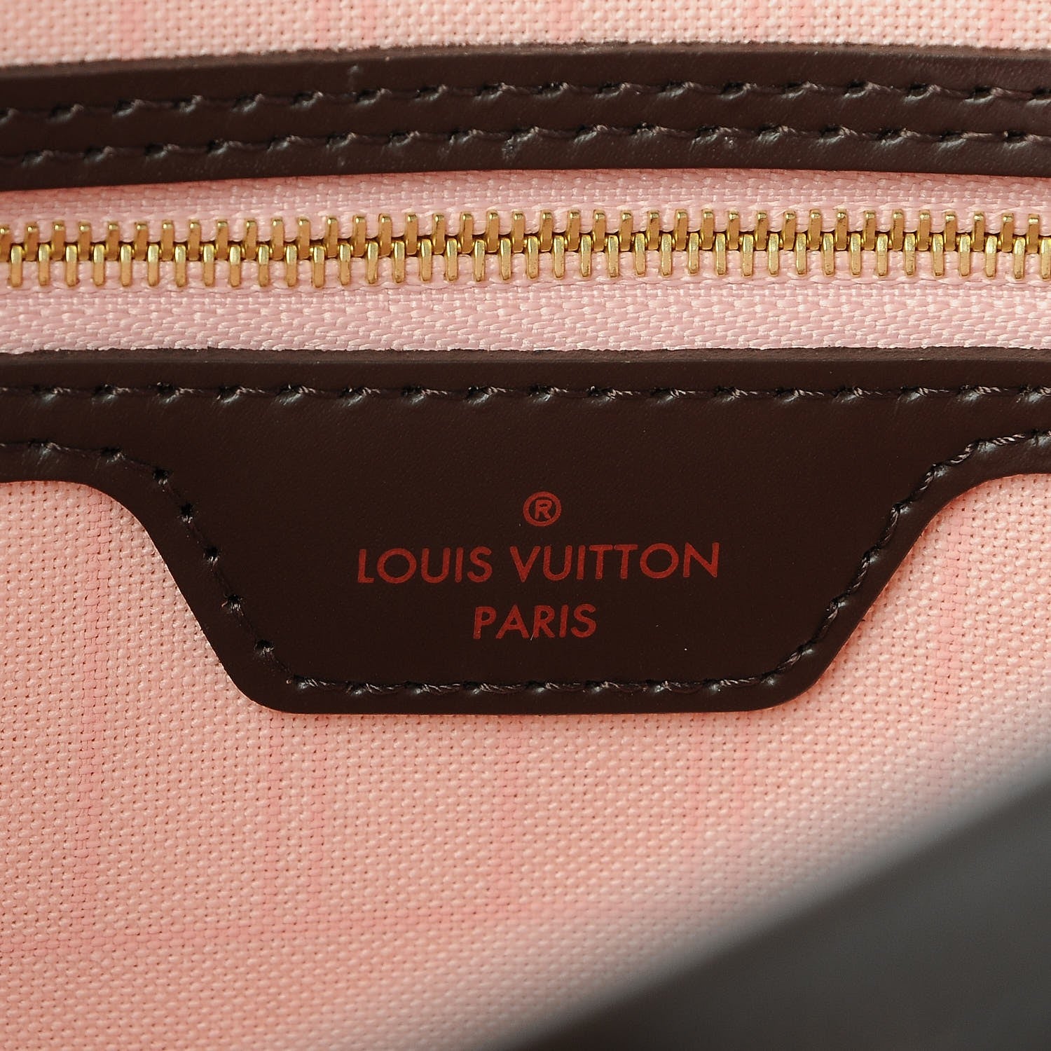 Louis Vuitton Damier Ebene Neo Neverfull MM Rose Ballerine 6 of 8