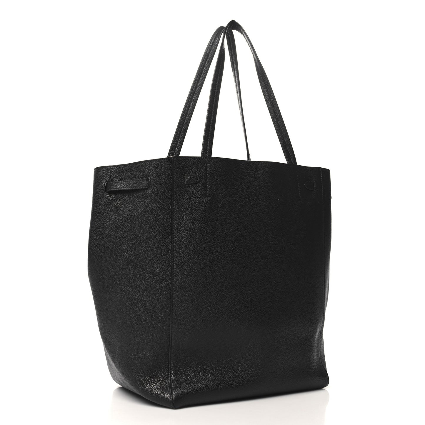 Soft Grained Calfskin Small Belt Cabas Phantom Black