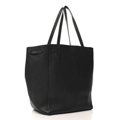 Celine Soft Grained Calfskin Small Belt Cabas Phantom Black 3 of 10