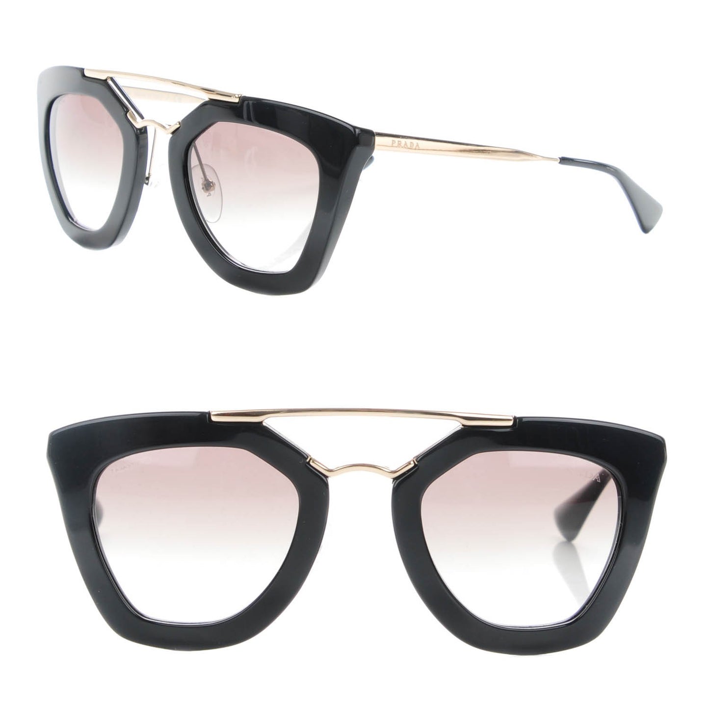 Acetate Cinema Sunglasses SPR 09Q Black