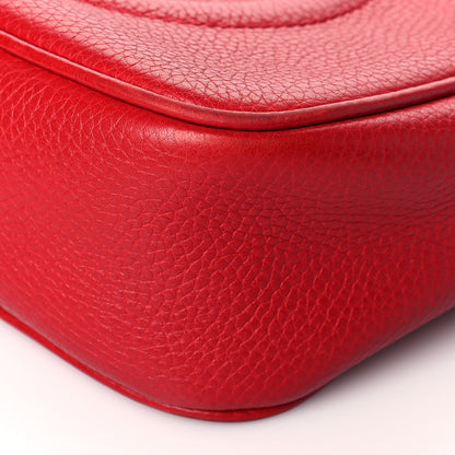 Gucci Pebbled Calfskin Small Soho Disco Bag Tabasco Red 10 of 10