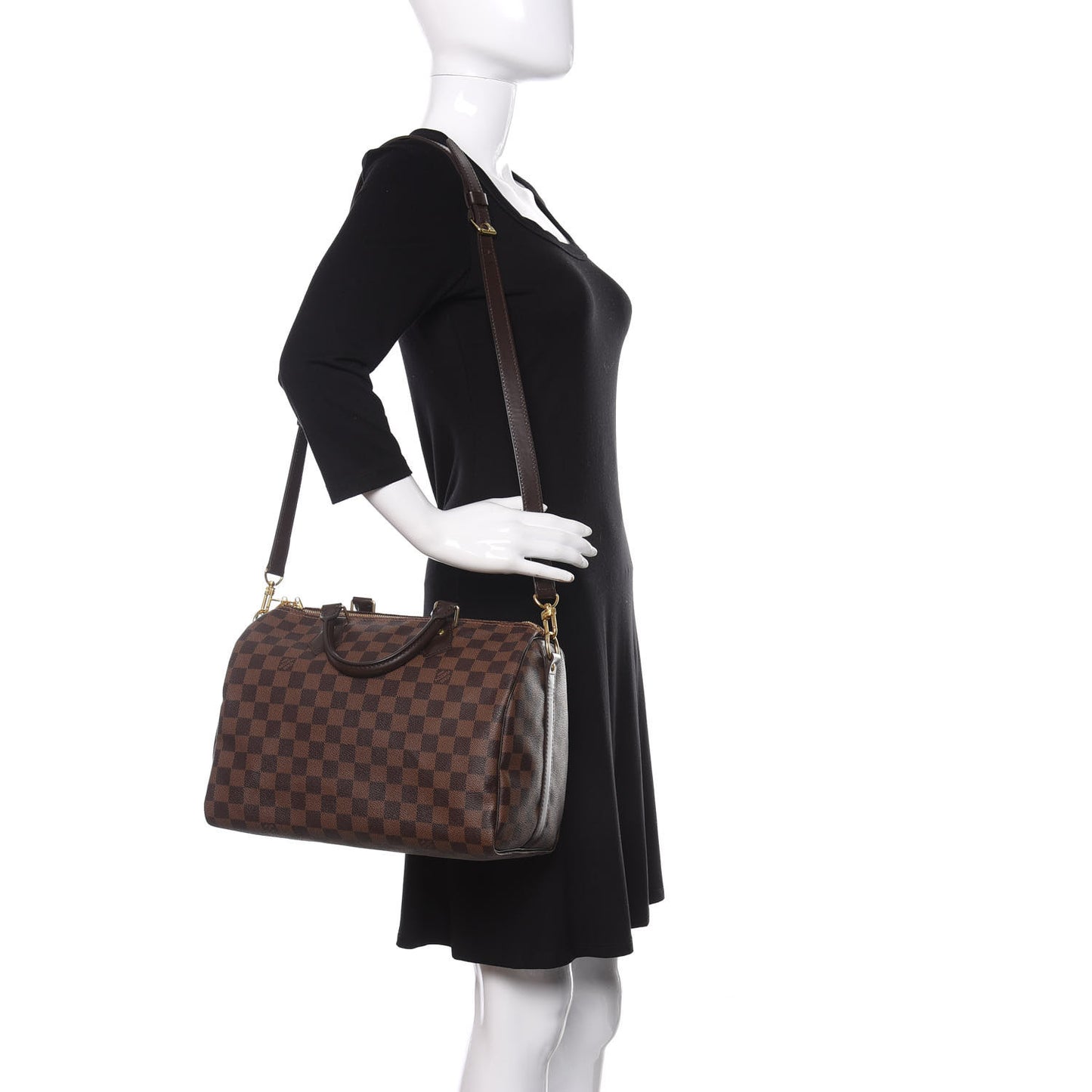 Damier Ebene Speedy Bandouliere 30
