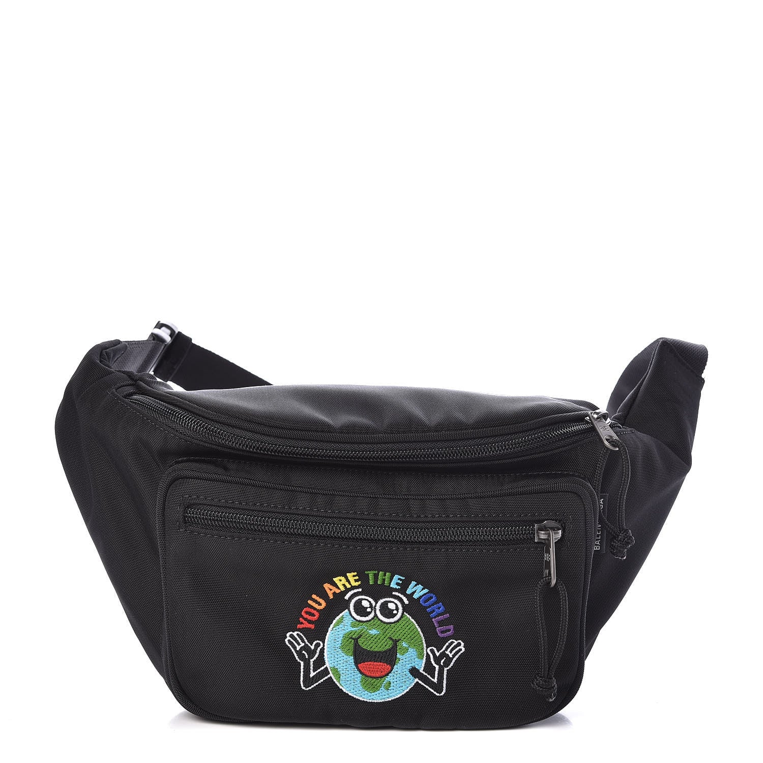 【でこぽん】BALENCIAGA NYLON WAIST BODY BAG Nylon belt bag in black - Balenciaga | Mytheresa