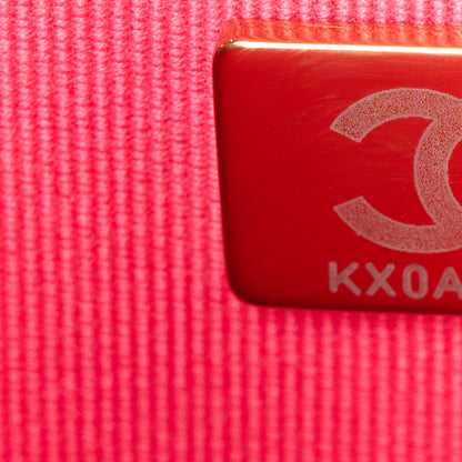 Chanel Lambskin Quilted Chanel 19 Wallet On Chain WOC Dark Pink 8 of 12
