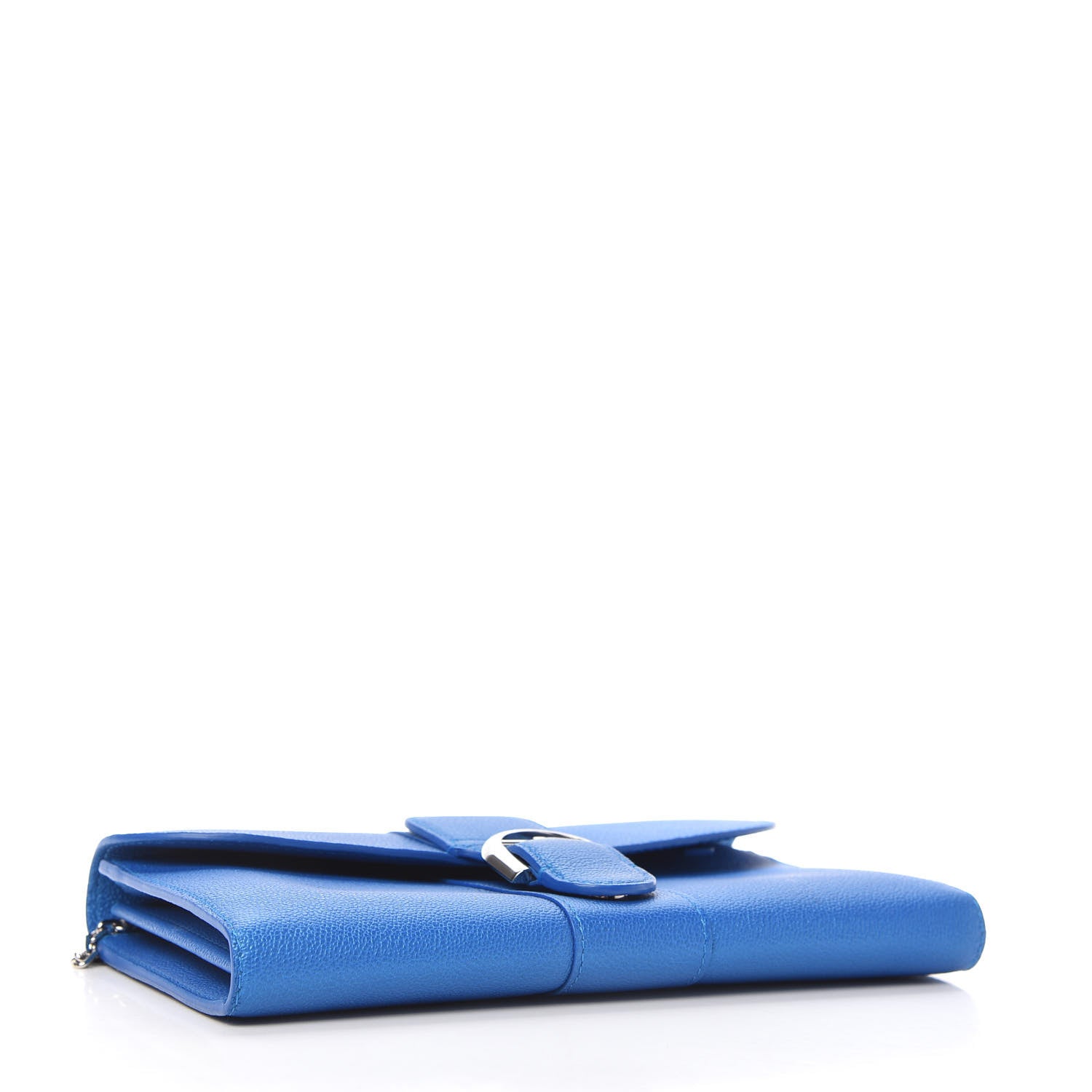 Delvaux Brillant Wallet on Chain Satin Electric 4 of 9