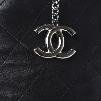 Chanel Calfskin Stitched Large VIP Shopping Tote Black 13 of 13