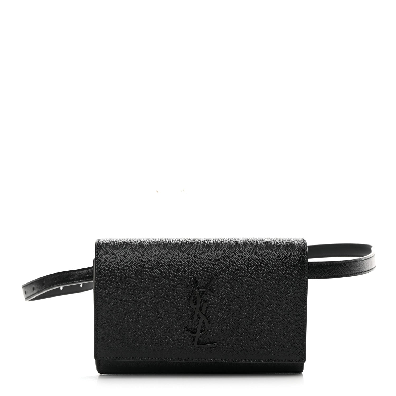 Saint Laurent Grain De Poudre Monogram Kate Belt Bag Black 1 of 9