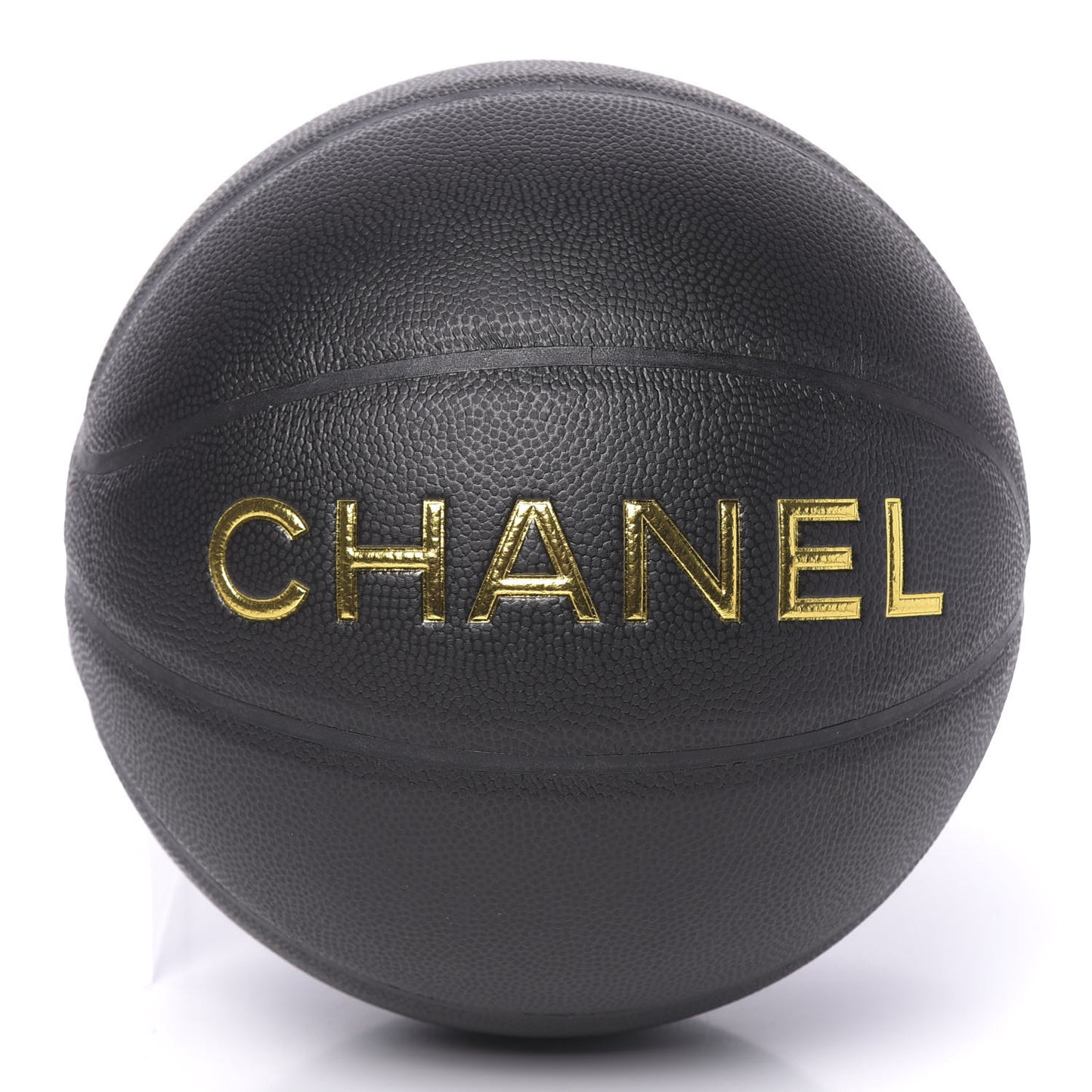 Lambskin Chain Net and Basketball Black Dark Gold