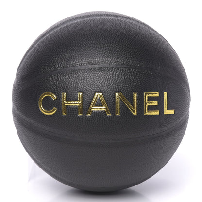Chanel Lambskin Chain Net and Basketball Black Dark Gold 3 of 8