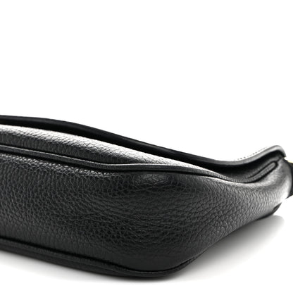 Gucci Pebbled Calfskin Medium Soho Flap Crossbody Black 10 of 12