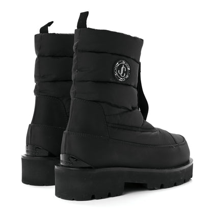 Jimmy Choo Quilted Barley Padded Nylon Kai Snow Boots 37 Black 4 of 7
