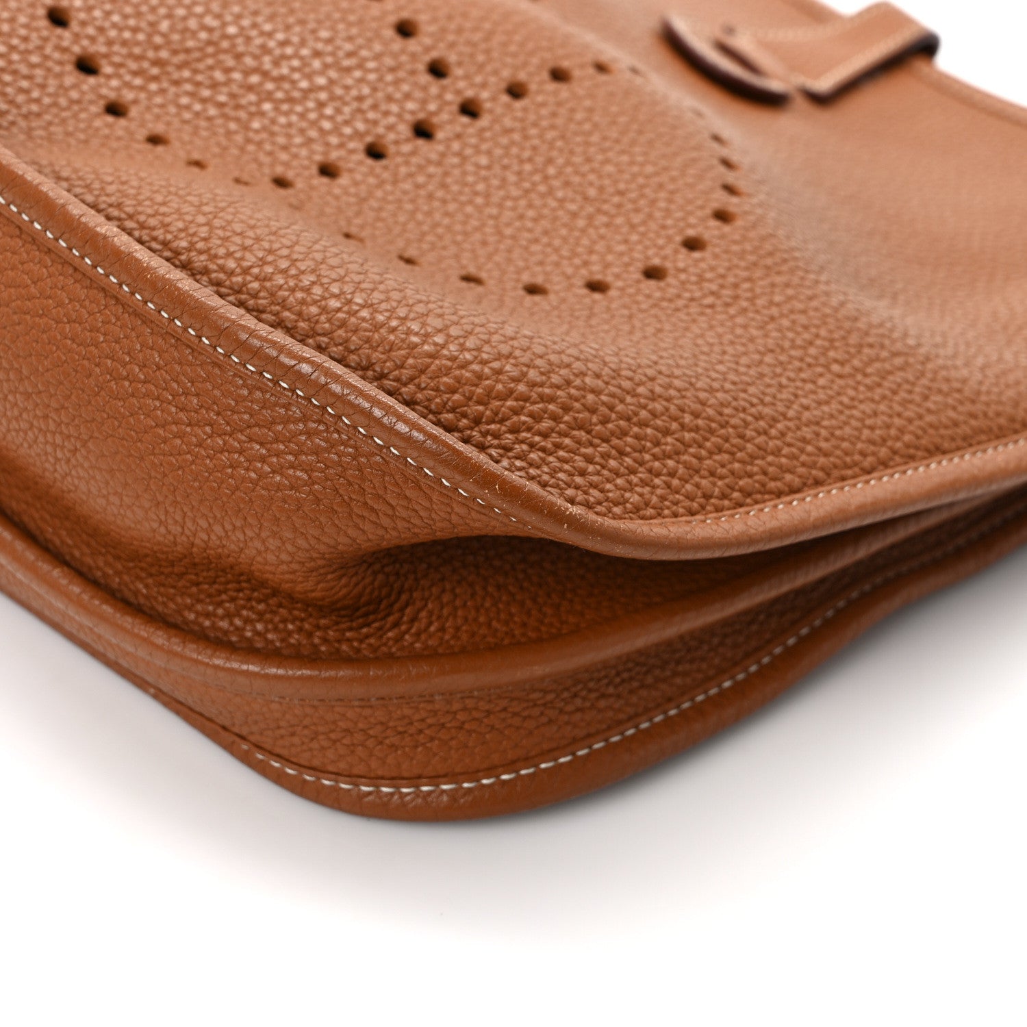 Hermes Taurillon Clemence Evelyne III PM Gold 12 of 13
