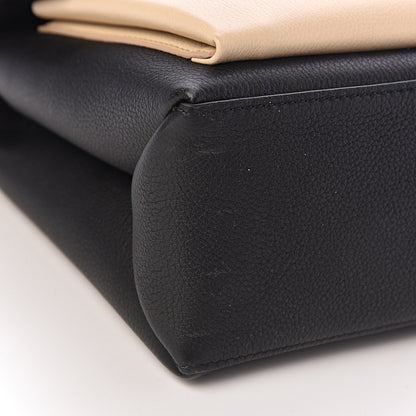 Louis Vuitton Soft Calfskin My Lockme Top Handle Vanille Black 9 of 11