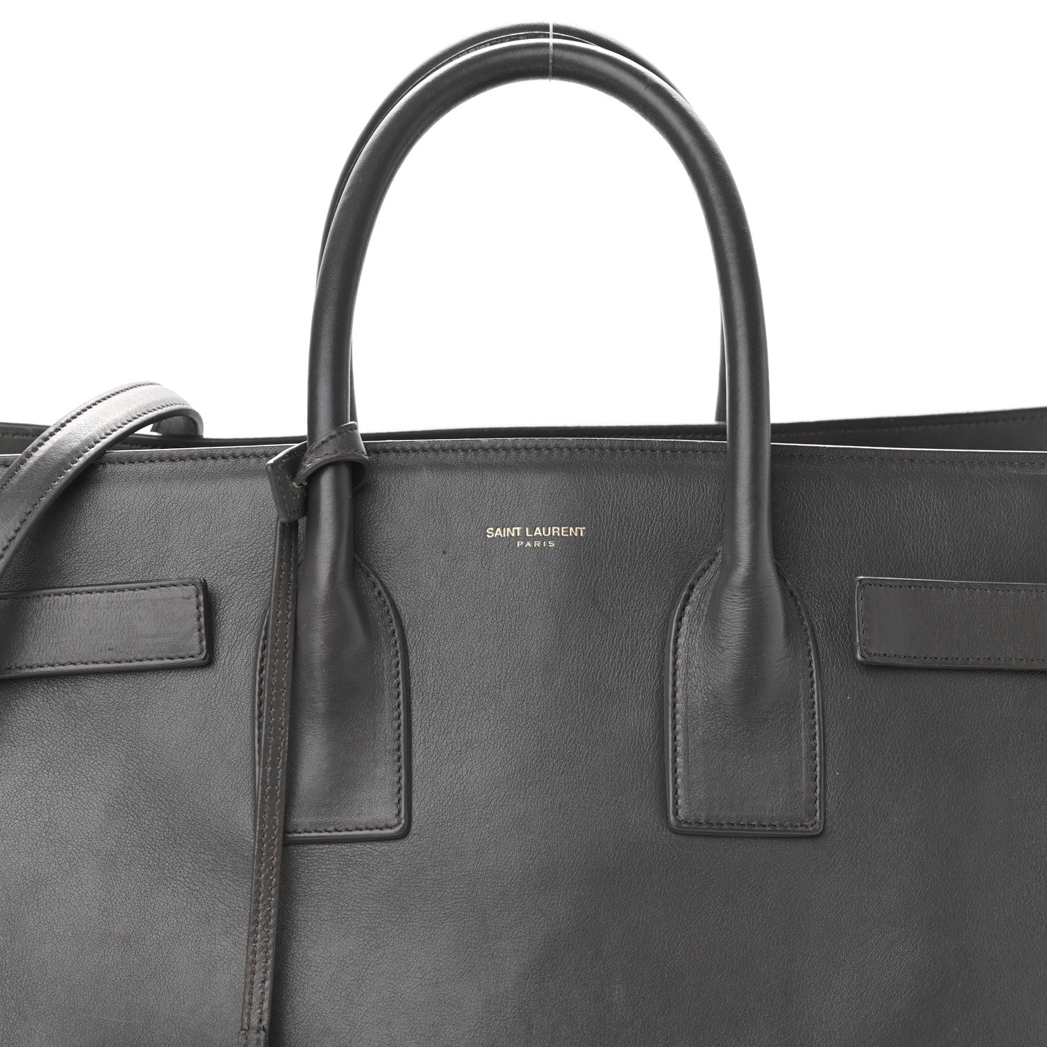 Saint Laurent Calfskin Small Sac De Jour Fog 7 of 19