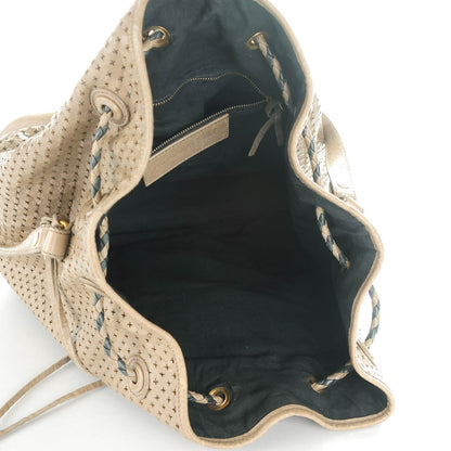 Balenciaga Agneau Arena Laser Cut Cross Classic Gold Hardware Medium Pampille Gris Poivre 3 of 11