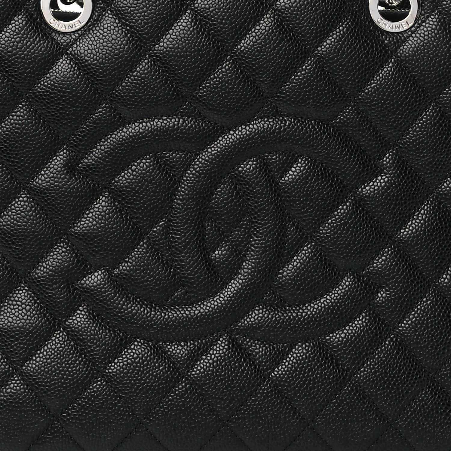 Chanel Caviar Quilted Grand Shopping Tote GST Black 9 of 12