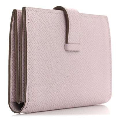 Hermes Epsom Bearn Card Holder Wallet Mauve Pale 3 of 8