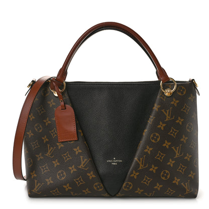 Louis Vuitton Monogram V Tote MM Black 1 of 8