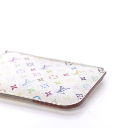 Louis Vuitton Monogram Multicolor Key Pouch White Litchi 9 of 14
