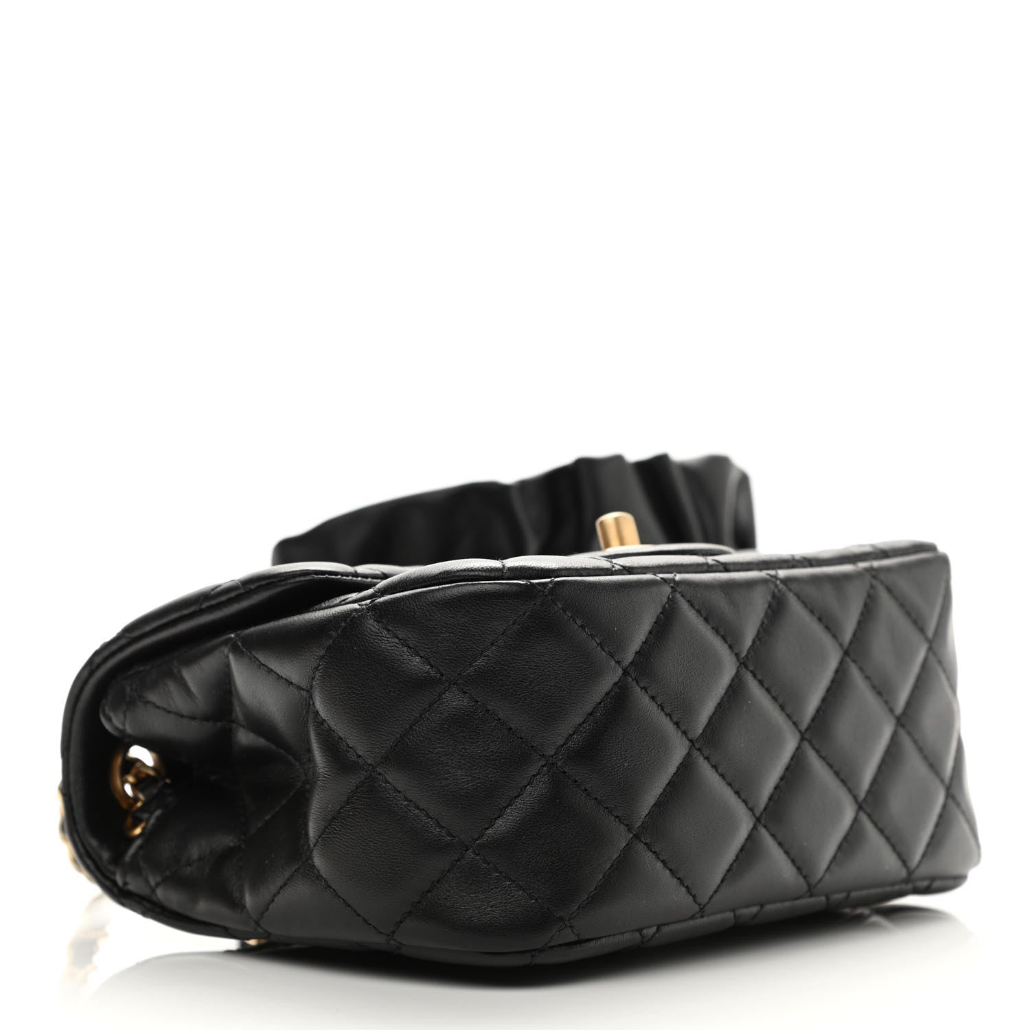 Chanel Lambskin Quilted Mini Romance Square Flap Black 4 of 11