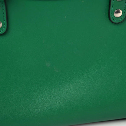 Balenciaga Smooth Calfskin Neo Classic Silver Hardware Mini City Grass Green 10 of 21