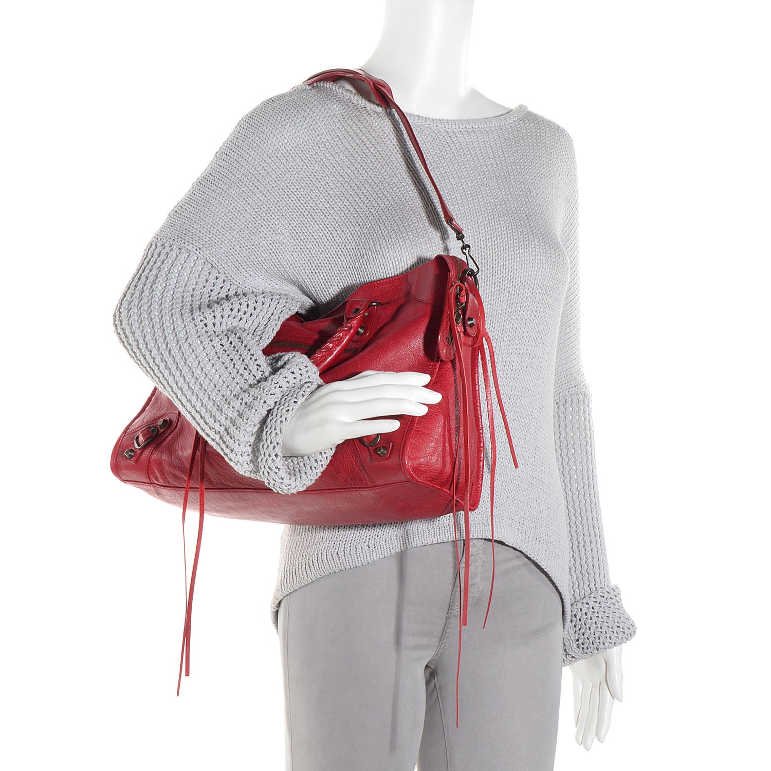 Balenciaga Agneau City Rubisse 2 of 12