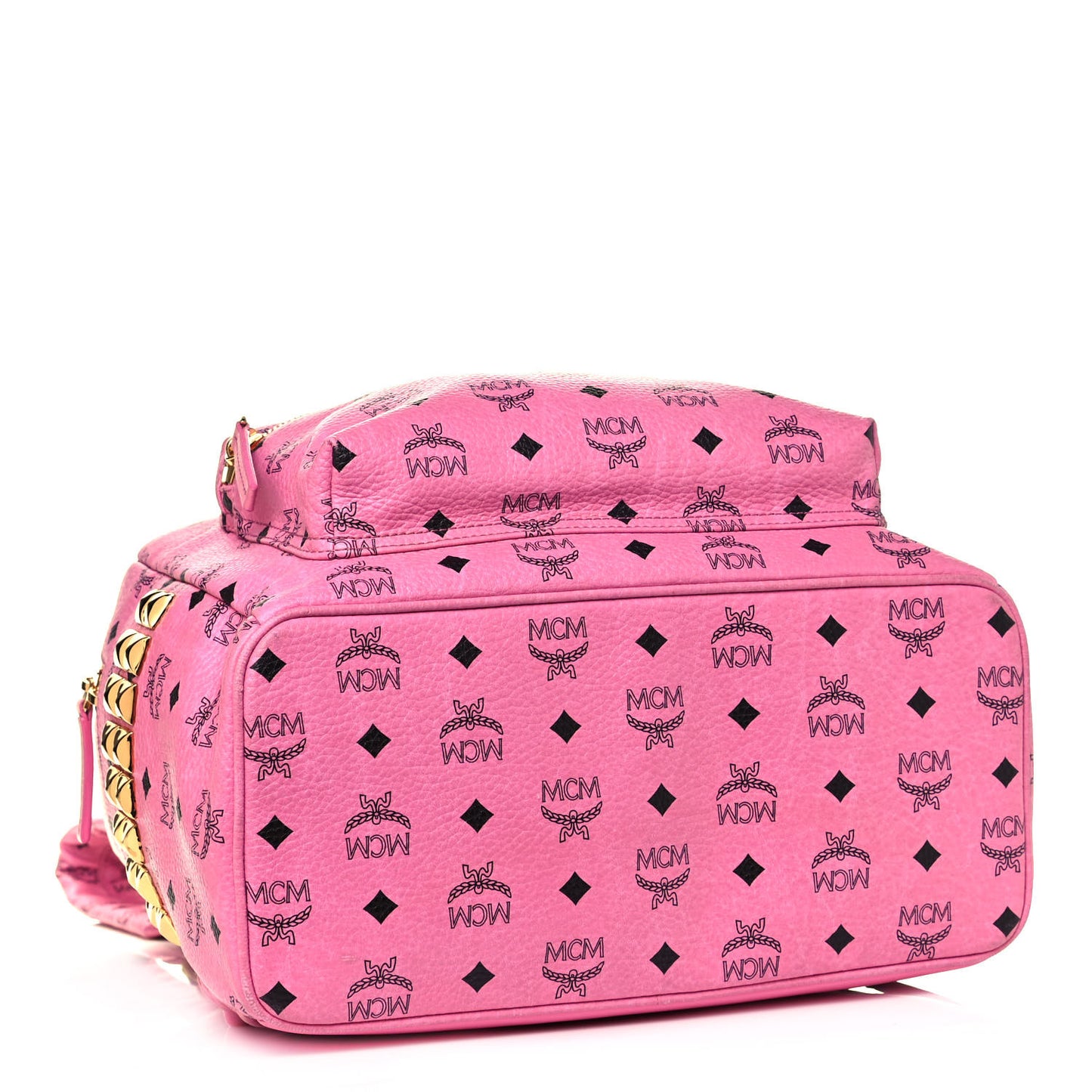 Visetos Medium Side Studs Stark Backpack Pink