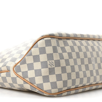 Louis Vuitton Damier Azur Delightful MM Pink 10 of 11