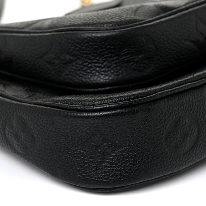 Louis Vuitton Empreinte Monogram Giant Multi Pochette Accessories Black 8 of 10
