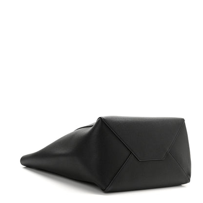 Celine Soft Grained Calfskin Medium Belt Cabas Phantom Black 3 of 8