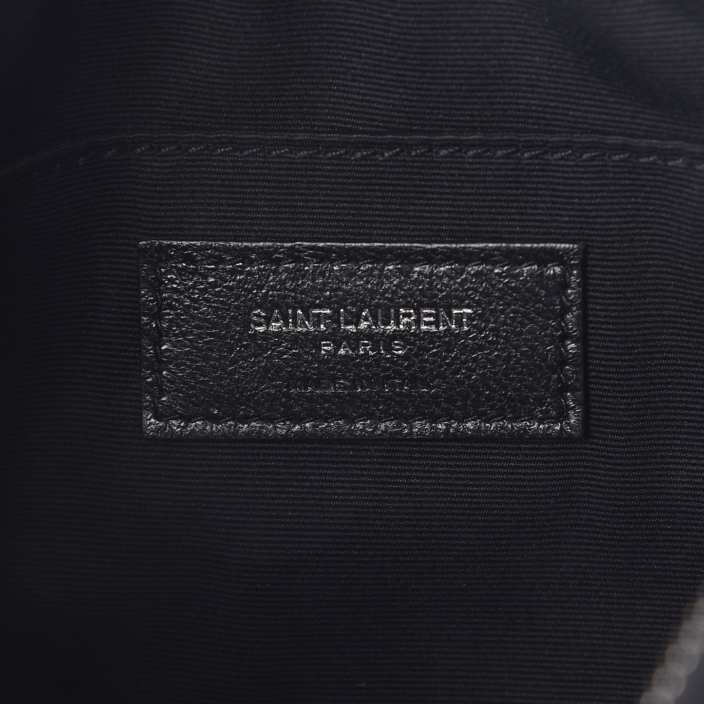 Lambskin Monogram Small Lou Camera Bag Black